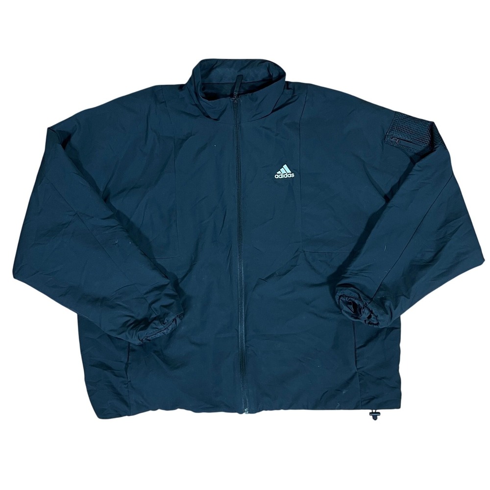 Adidas Lined Insulation Jacket Men's XL Black EUC